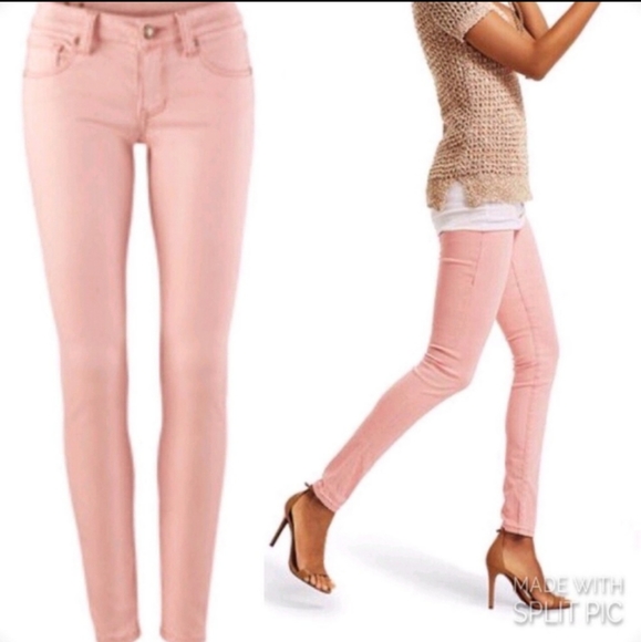 blush pink jeans